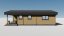 Luxusní rekreační chata Adel - Tloušťka stěny: Tloušťka stěny 60 mm, Montáž: S montáží