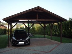 Přístřešek pro 2 automobily